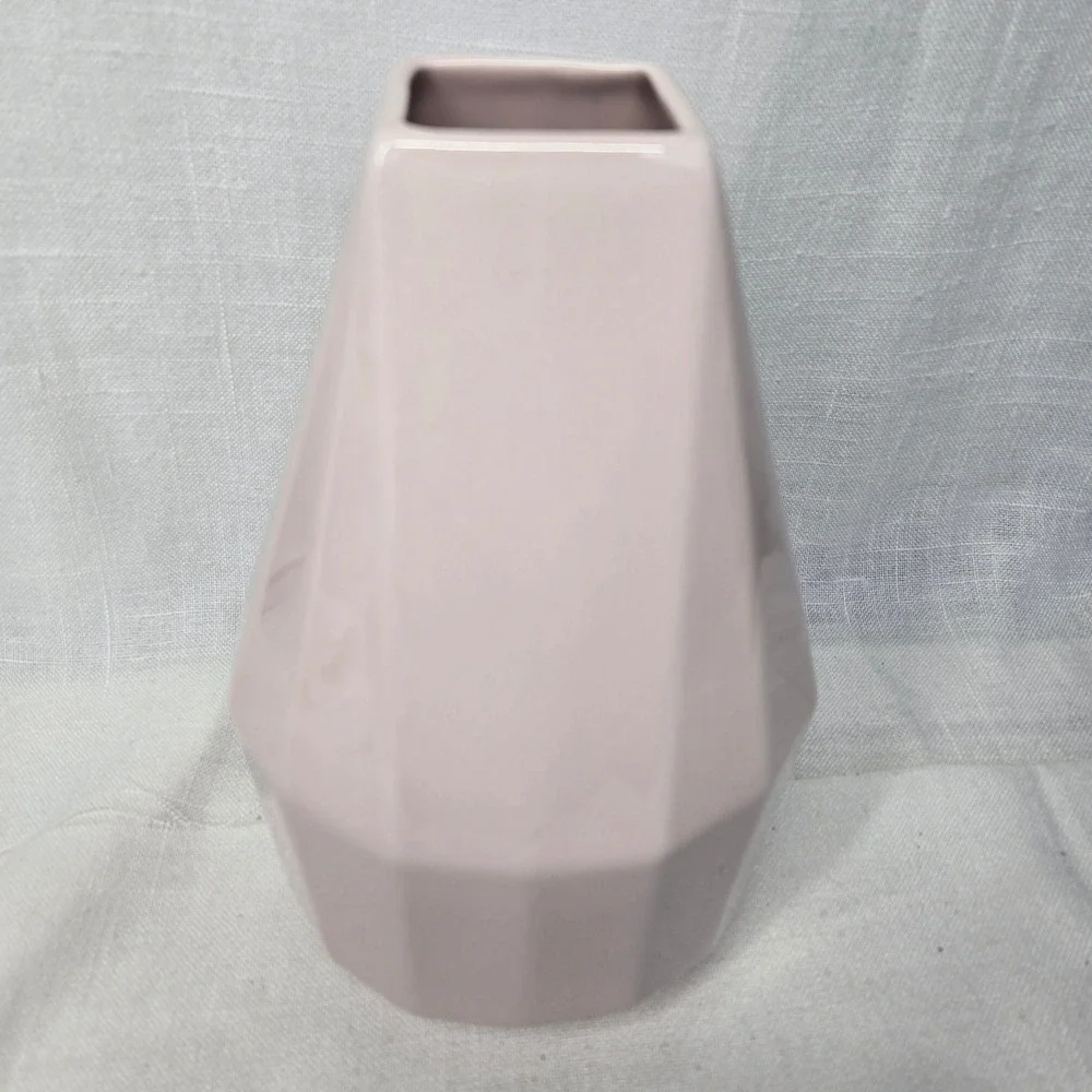 West Elm Faceted Vase 9.5